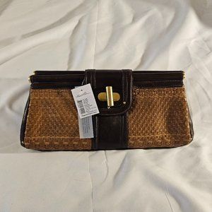 Kenneth Cole Clutch Purse - Balance Beam in Espresso NWT